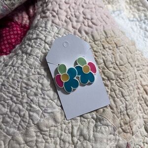 Colorful Floral Earrings